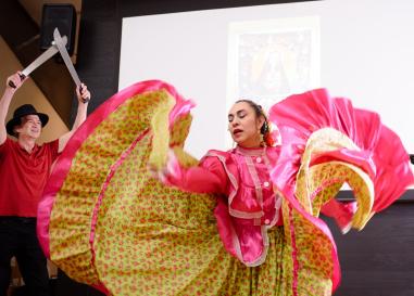 Kenya Marquez performs Mexican Folk Dance; OFN Roster Banner Image