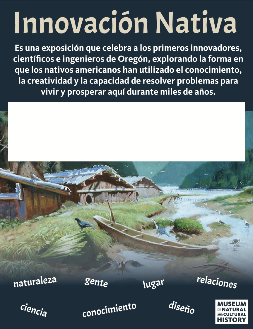 An image of the fillable pdf Native Innovation flyer in Spanish