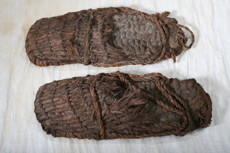10,000-year-old Fort Rock sandals