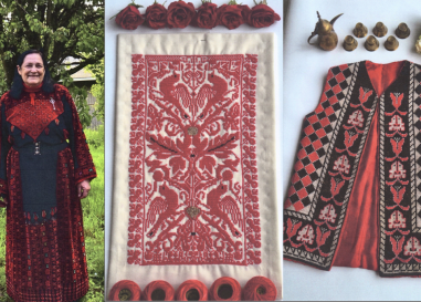 Feryal Abbasi-Ghnaim Palestinian Embroidery Border