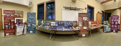 Native Innovation exhibit set up