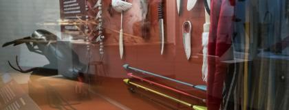 Featured contemporary artist display case