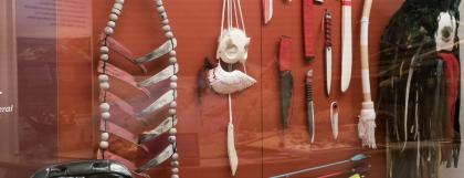 Featured contemporary artist display case – Cannupa Hanska Luger