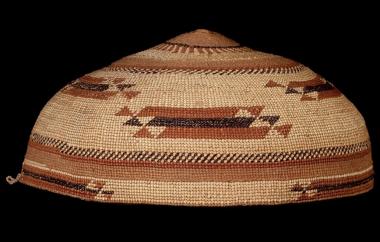 Yurok basketry cap