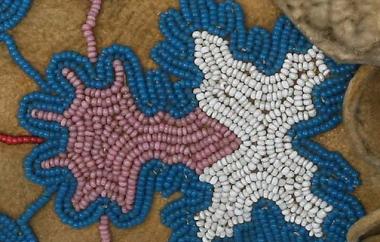 Beaded Mocassins Detail: Warm Springs, Oregon