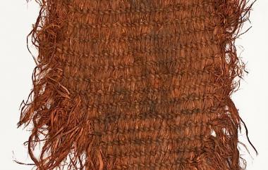 Open simple twine mat or apron (side two)