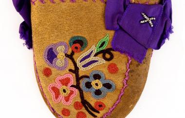 Embroidered Leather Bag, side two