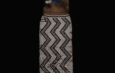 Woven beadwork (side one)