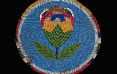 Beaded pouch (side two)