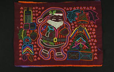 Mola with Santa Claus