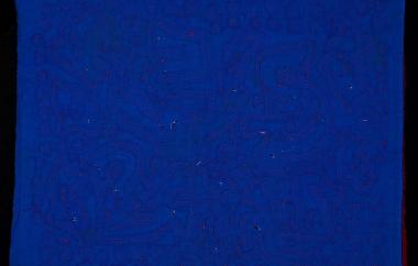 Mola with aquatic figures. (interior)