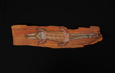 Painting of a crocodile