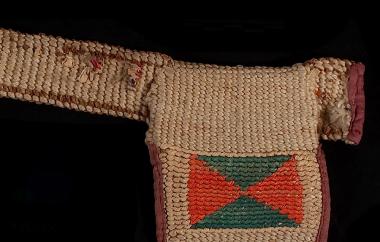 Cornhusk pouch belt (side two)