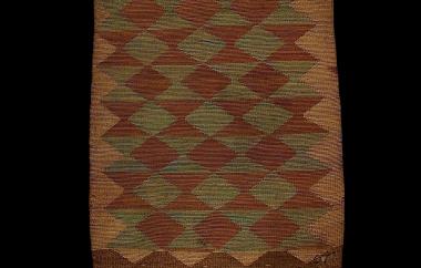 Early style cornhusk bag (side two)