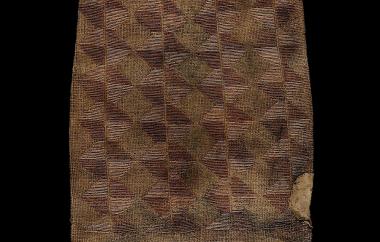 Early style cornhusk bag (side one)