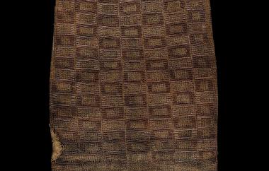 Early style cornhusk bag (side two)