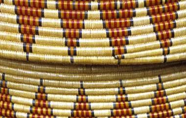 Lidded Basket Table: Mesob Detail