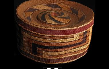 Rattle-top basket view two