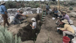 Rimrock excavation site