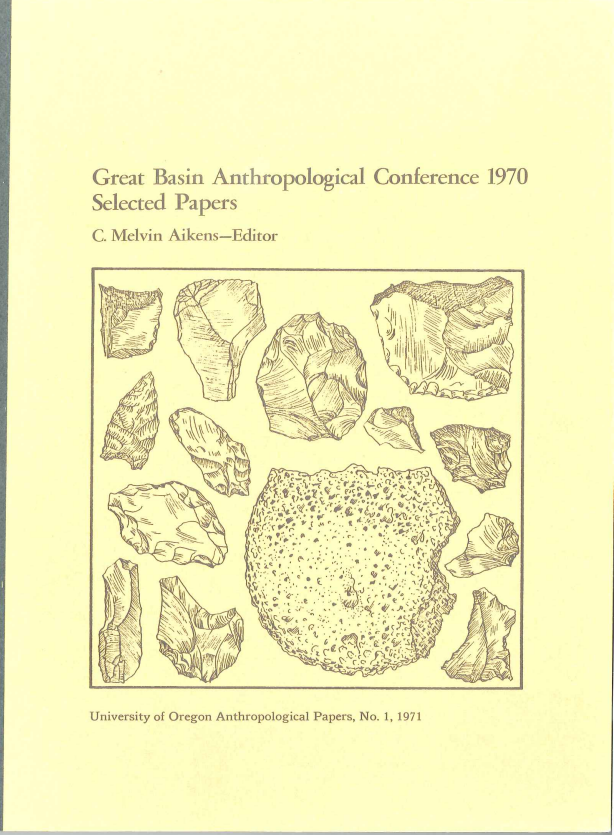 Cover of UO Anthropological Paper #1