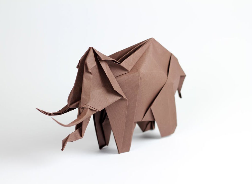 Origami mammoth